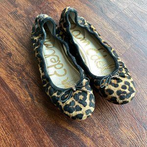 Sam Edelman Felicia Leopard-Print Ballet Flat, Leopard - size 9.5